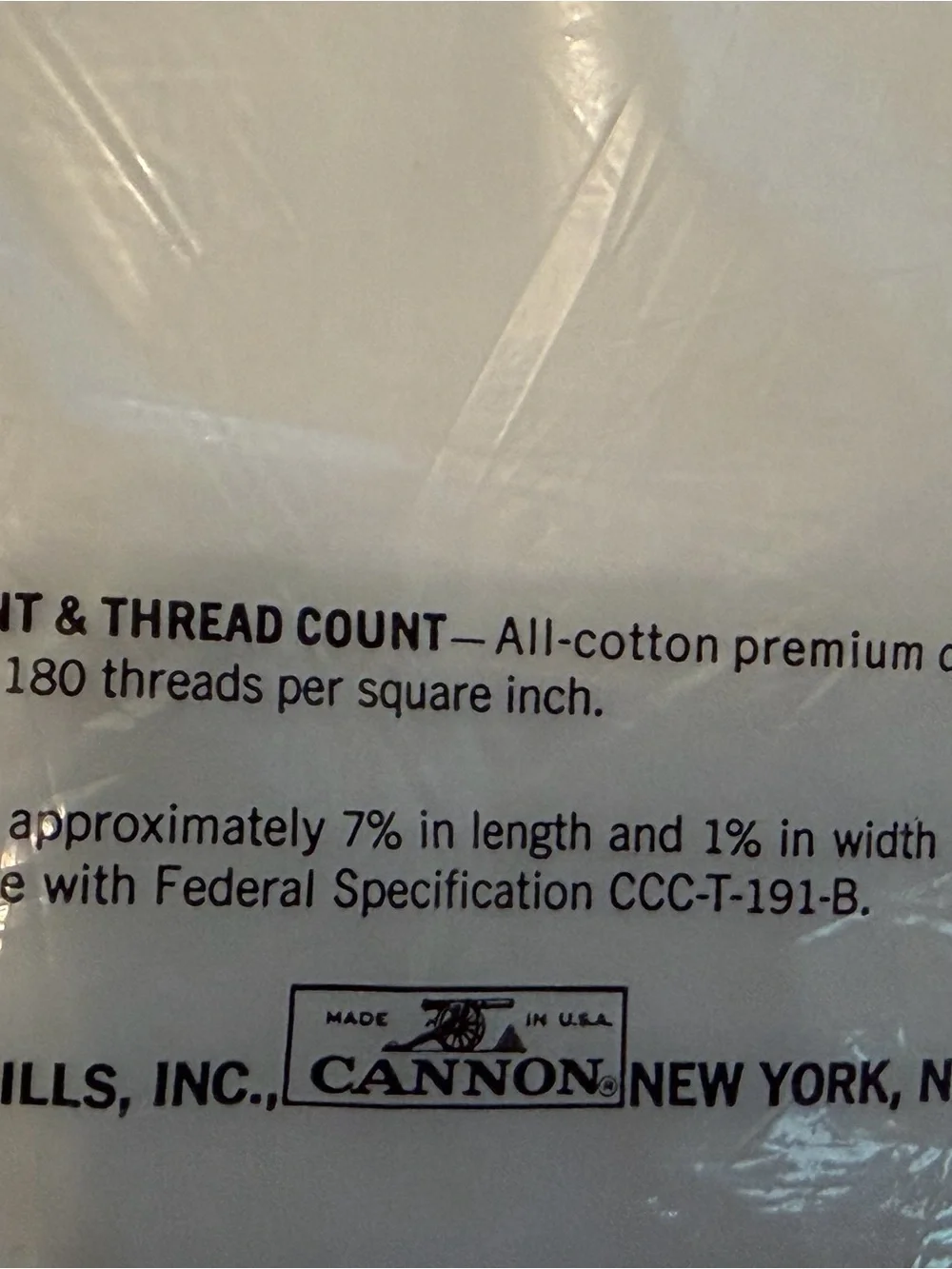 🆕Vintage NOS Cannon combed 100% cotton pink rose garland white full/Double flat